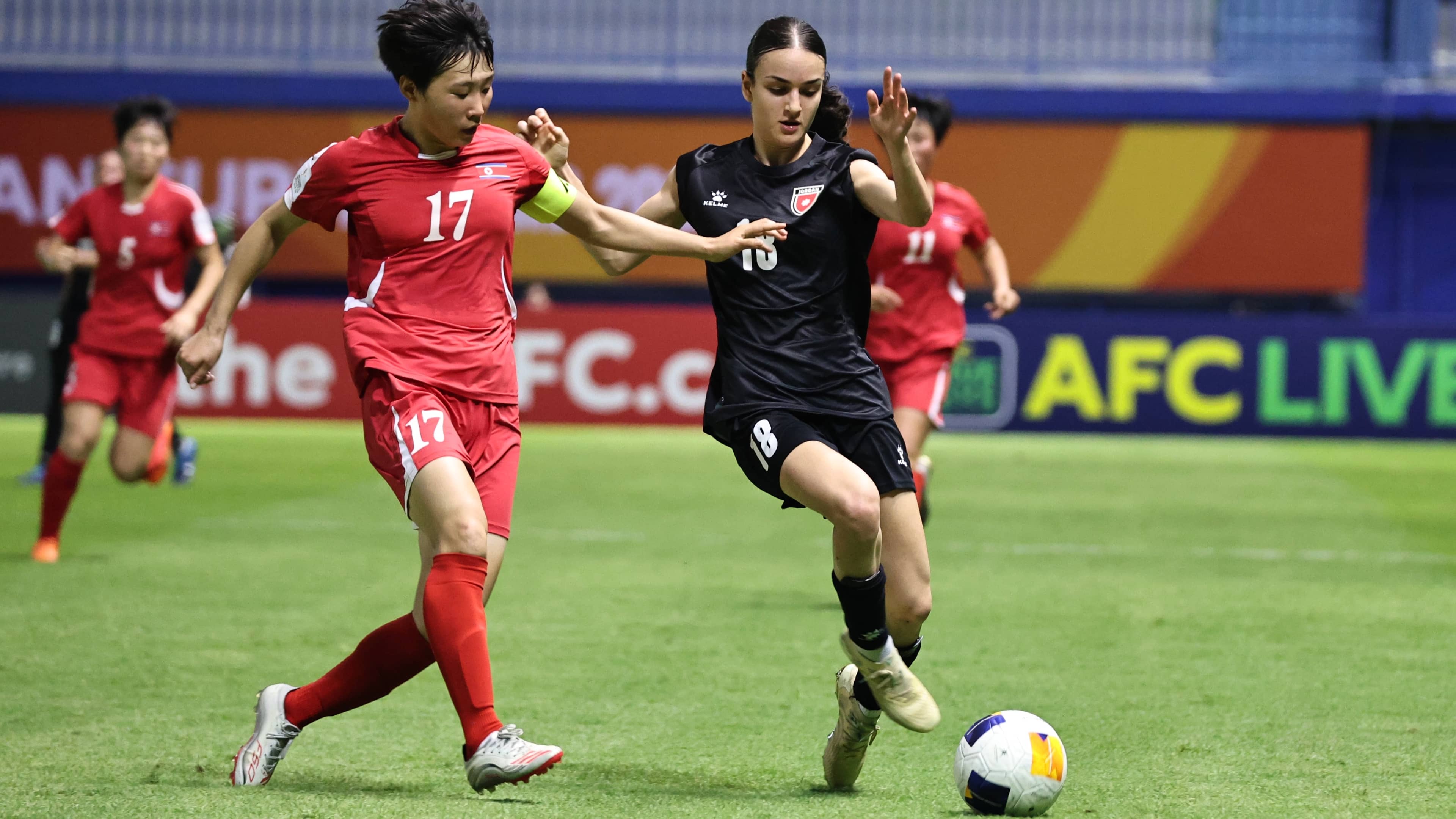 المنتخب الوطني النسوي تـ20 يتعثر أمام كوريا الشمالية بكأس آسيا بنتيجة قاسية