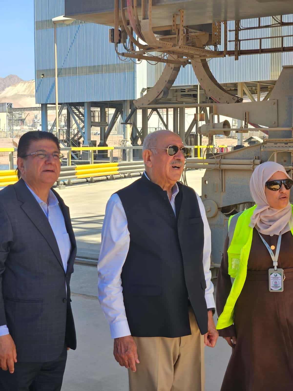 الدار - تفقد رئيس مجلس إدارة شركة مناجم الفوسفات الأردنية، الدكتور م